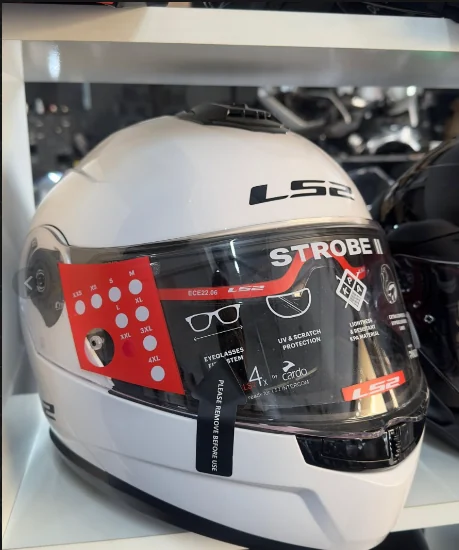 Capacete LS2 Strobe branco