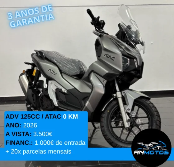 ADV 125cc ATAC nova, ano 2026