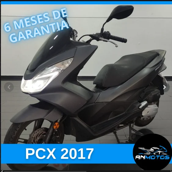 Honda PCX 2017 preta